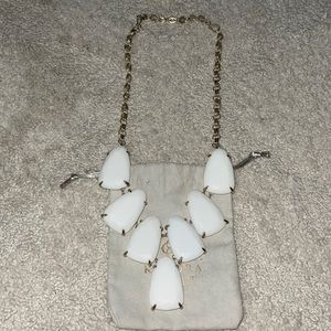 Kendra Scott white Harlow necklace